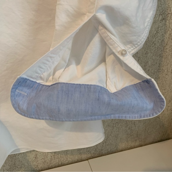 Proper Cloth Men’s White Cotton Oxford Long Sleeve XL - Picture 6 of 11